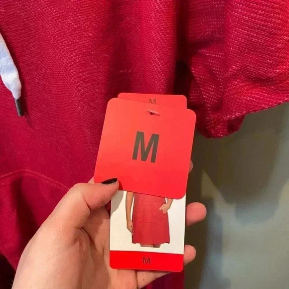 MARC NEW YORK PAJAMA DRESS RED/PINK M NWT - Picture 3 of 6